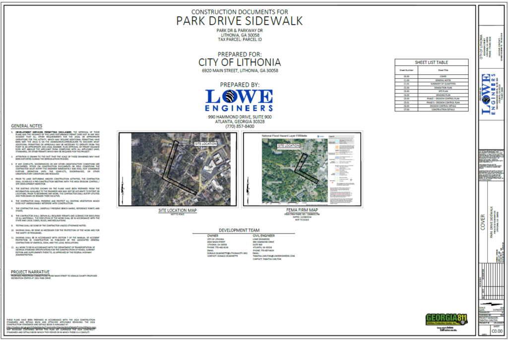 Parkway Sidewalk Request for Bid